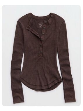Aerie Henley Essential Layering Top